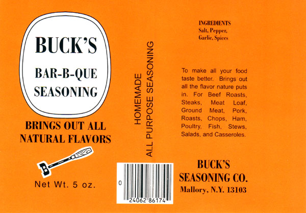 Buck's BBQ Original Seasoning