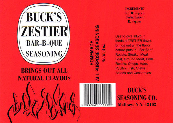Buck's Zestier Seasoning